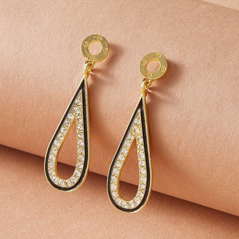 

Waterdrop Shaped Drop Earrings, Multicolor