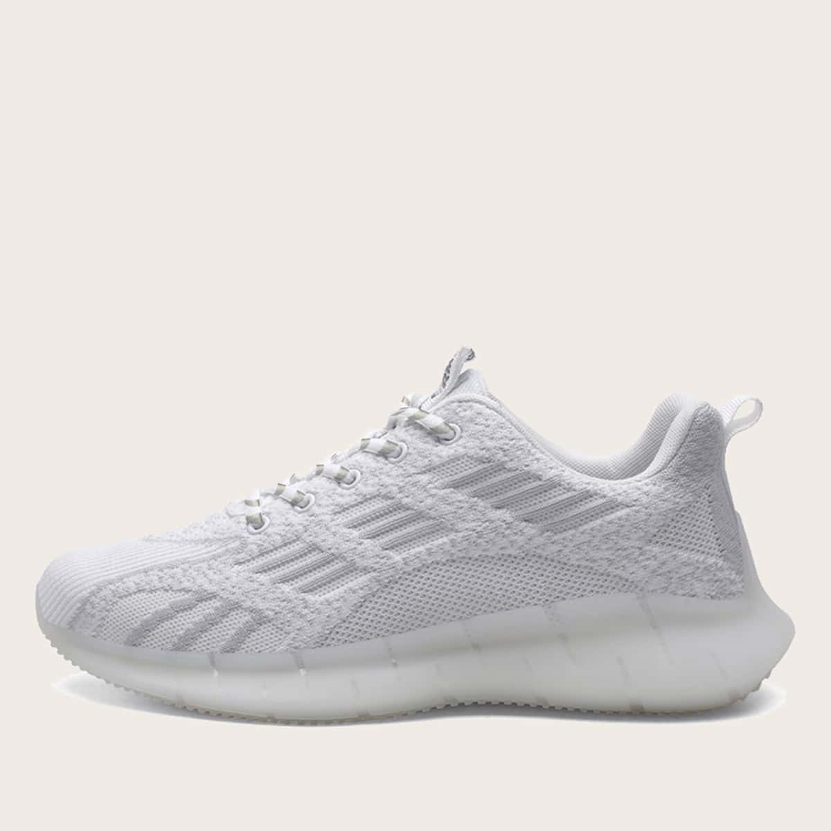

Guys Lace-up Front Low Cut Sneakers, White