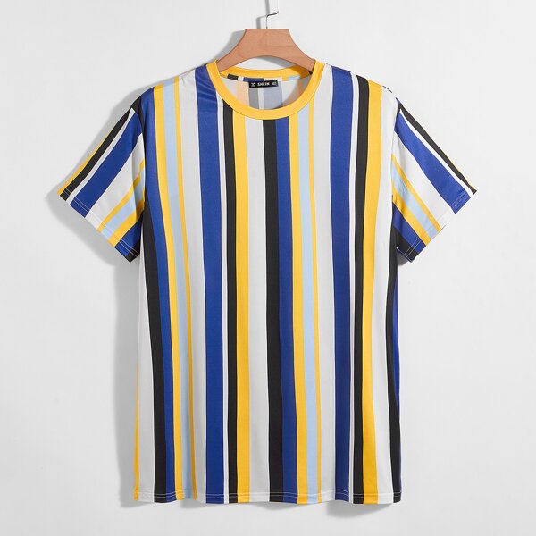 

Men Colorful Striped Top, Multicolor