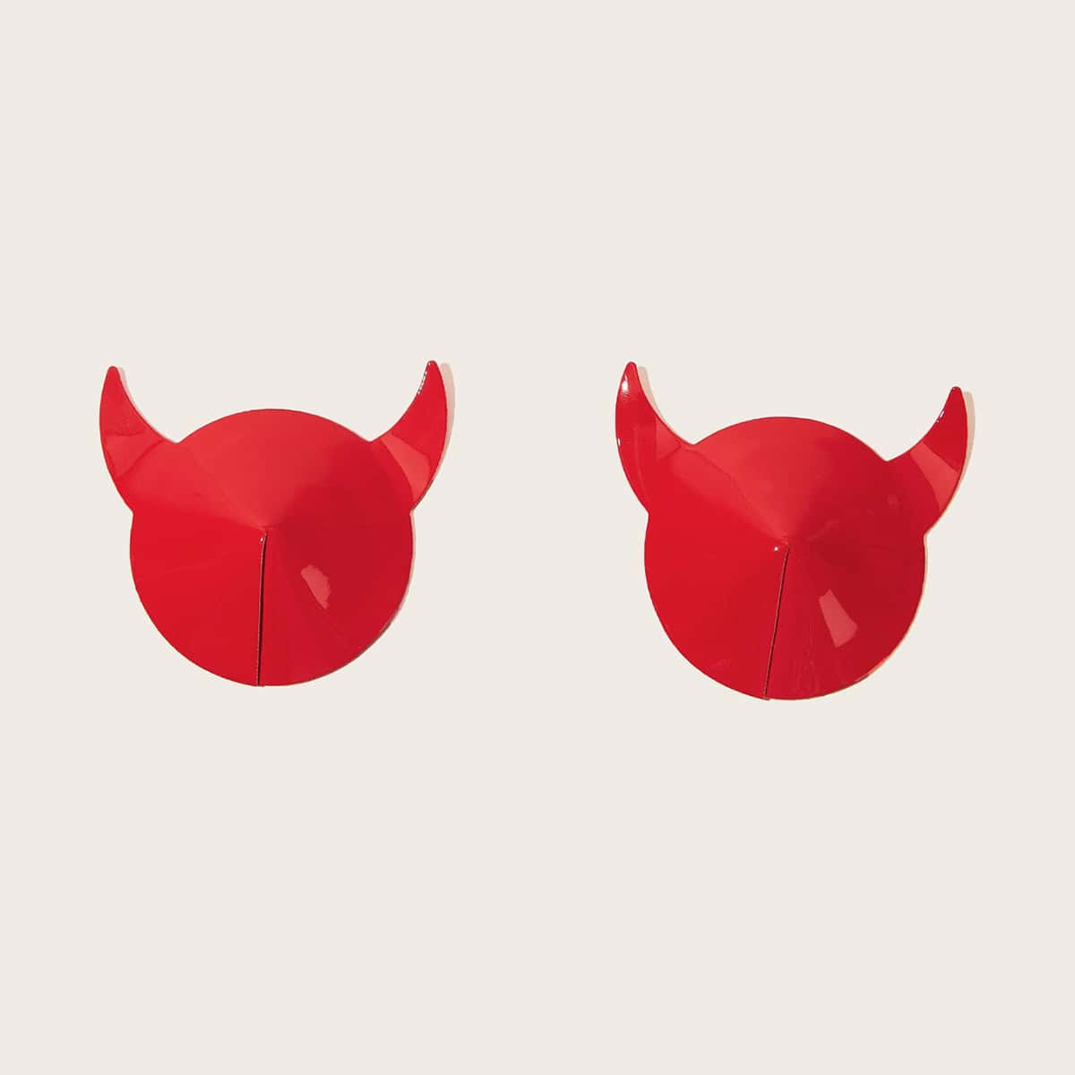

1pair Horn Nipple Cover, Red
