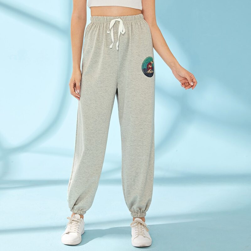 

Mountain Graphic Joggers, Light grey