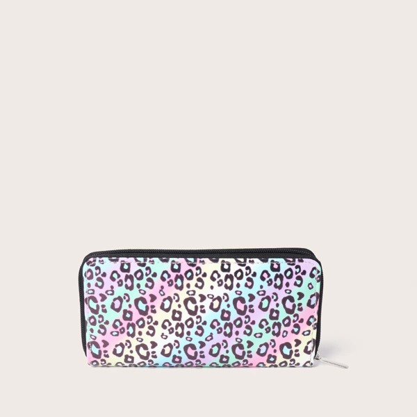 

многоцветный Леопард Кошелек