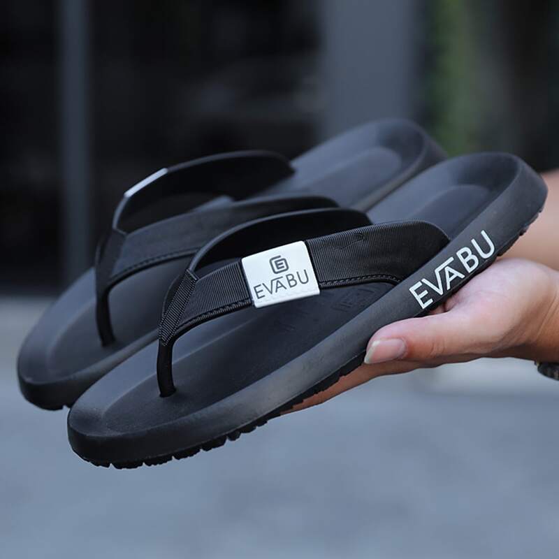 

Guys Wide Fit Flip Flops, Black