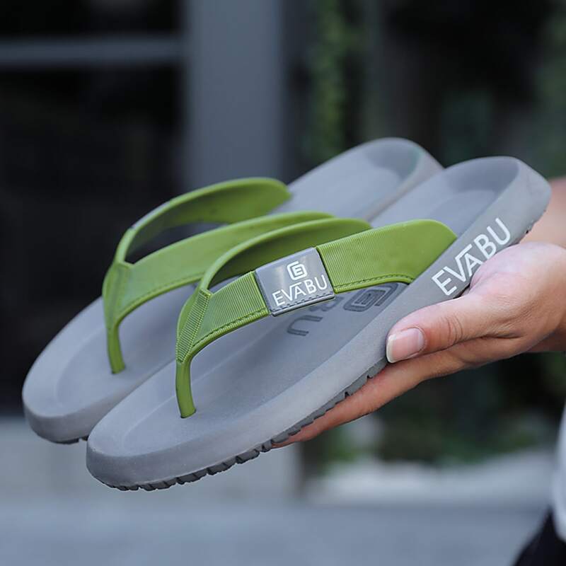 

Guys Wide Fit Flip Flops, Green