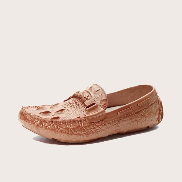 

Мужские туфли Croc с тиснением на лоферах, Коричневые
