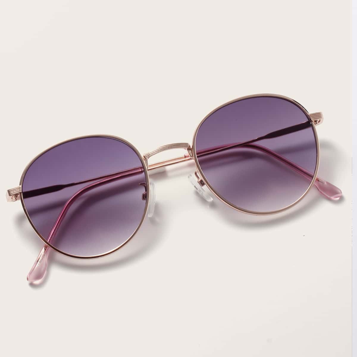 

Metal Frame Sunglasses, Purple