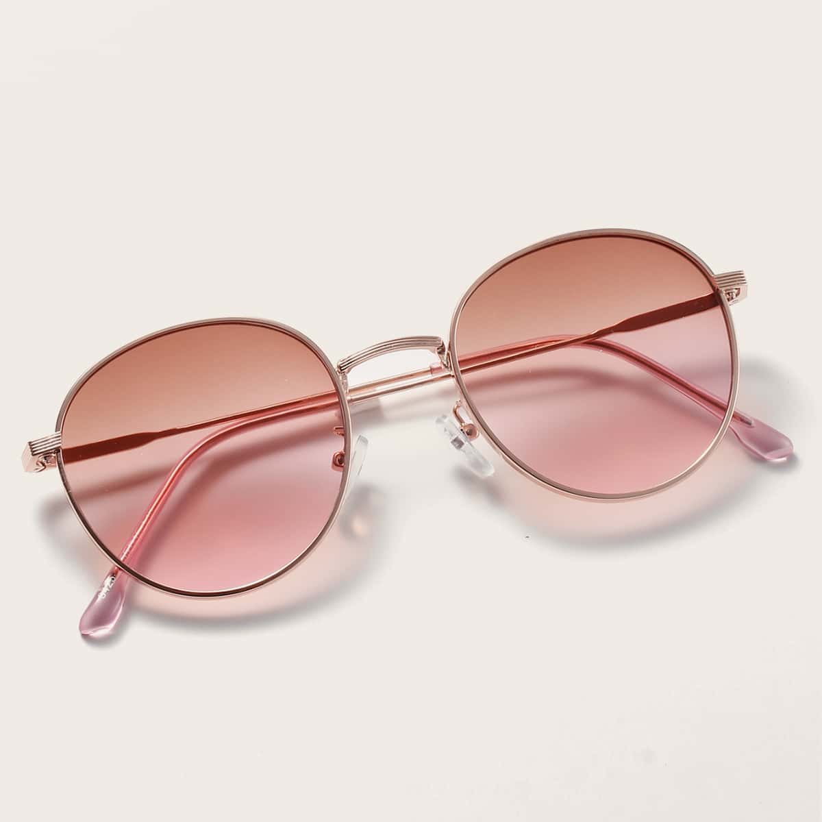 

Metal Frame Sunglasses, Pink