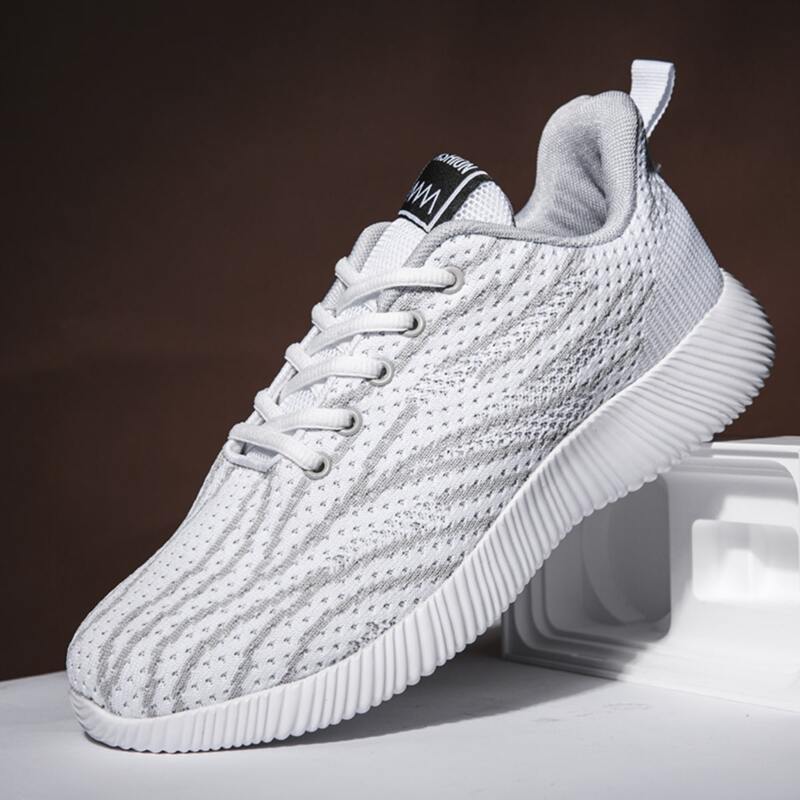 

Guys Lace-up Front Wide Fit Sneakers, White