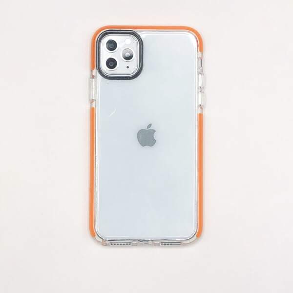 

Contrast Frame iPhone Case, Clear