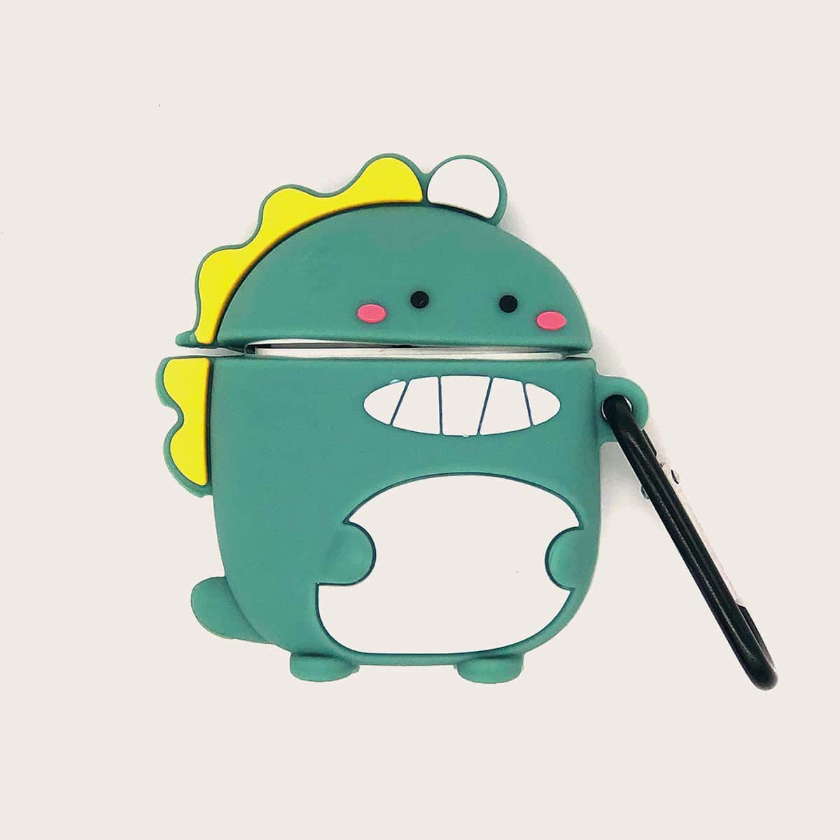

Cartoon Dinosaur Shaped AirPods Case, Green