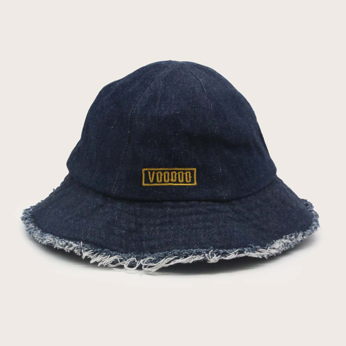 

Letter Embroidered Bucket Hat, Navy