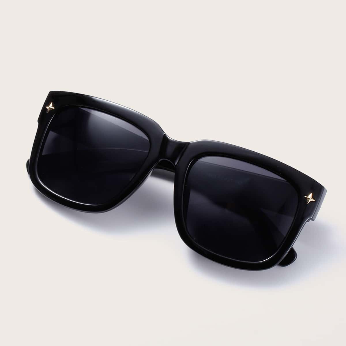 

Studded Decor Sunglasses, Black