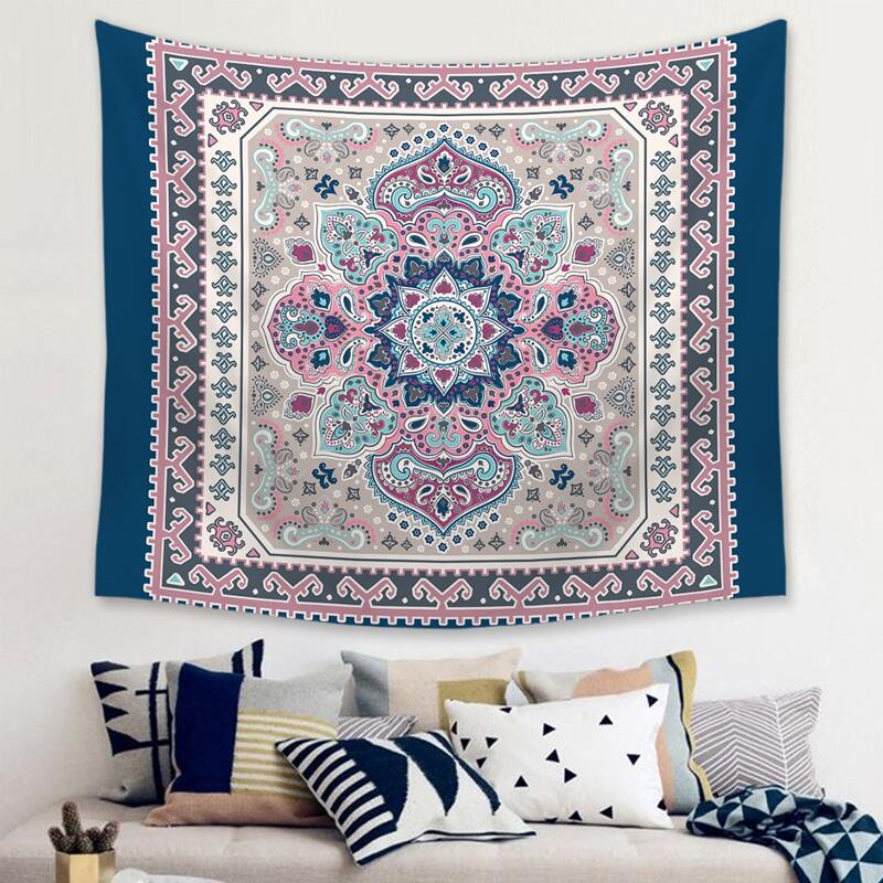 

Vintage Flower Print Tapestry, Multicolor