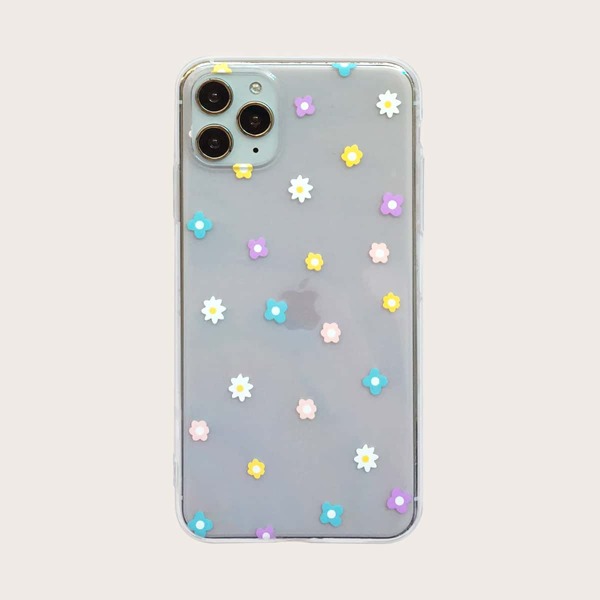 

Ditsy Flower Print iPhone Case, Clear
