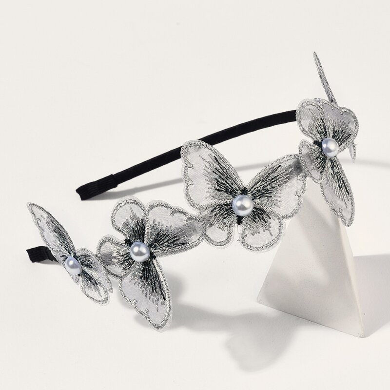 

Butterfly Decor Hair Hoop, Grey