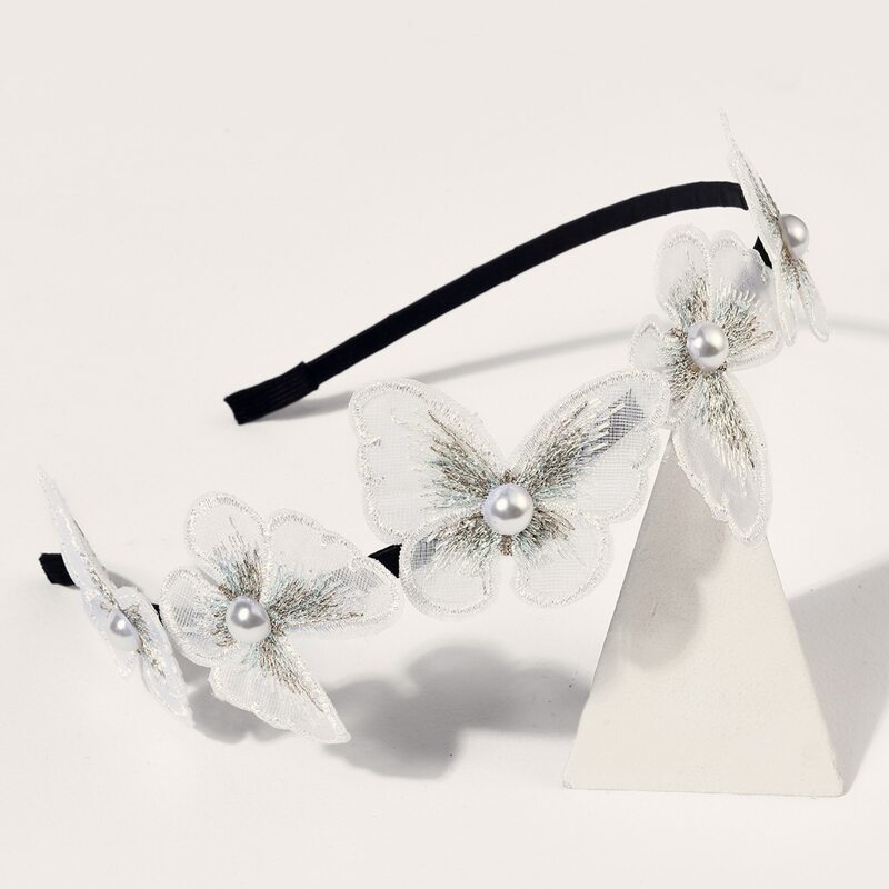 

Butterfly Decor Hair Hoop, White