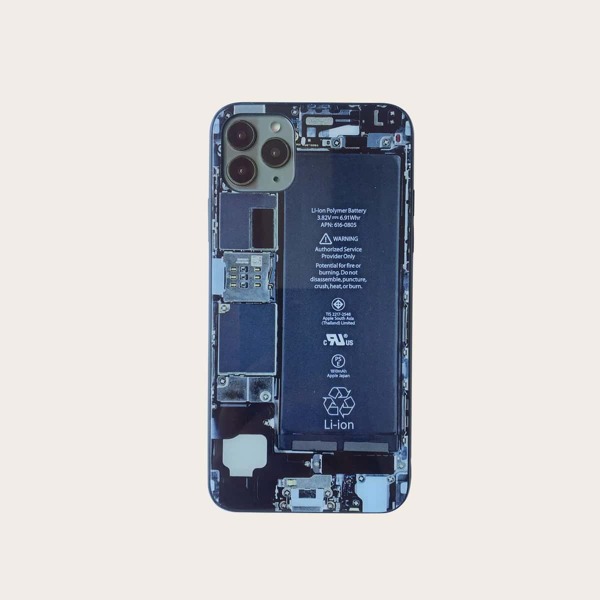 

Чехол для iPhone с печатной платой, Многоцветный