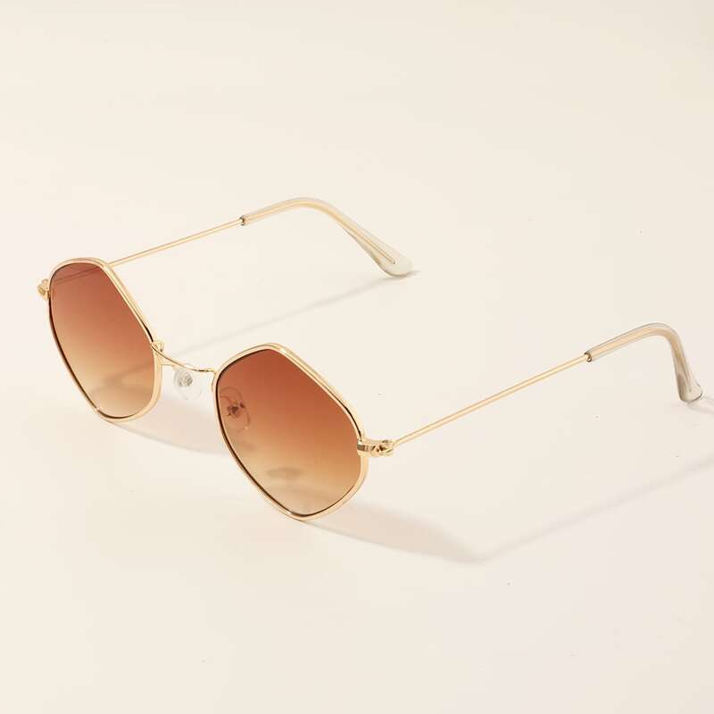 

Guys Metal Frame Sunglasses, Brown