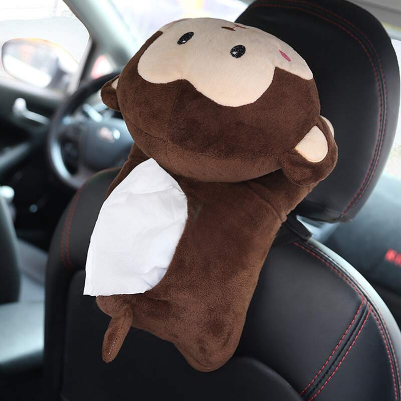 

Monkey Shaped Tissue Storage Bag, Brown