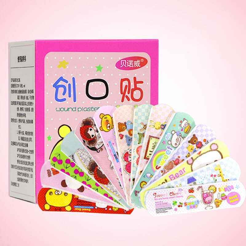

120pcs Cartoon Bandage, Multicolor