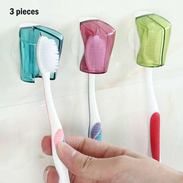 

3pcs Random Toothbrush Holder, Multicolor