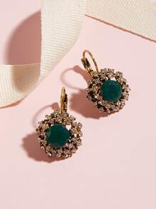 Rhinestone Stud Earrings