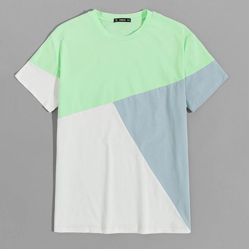 

Guys Cut-and-sew T-shirt, Multicolor