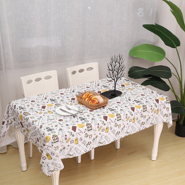 

Mixed Pattern Table Cloth, Multicolor