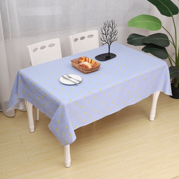 

Banana Print Table Cloth, Blue