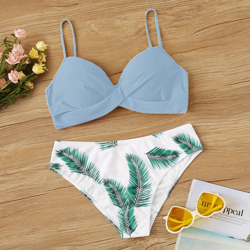 

Tropical Twist Underwire Bikini Swimsuit, Multicolor