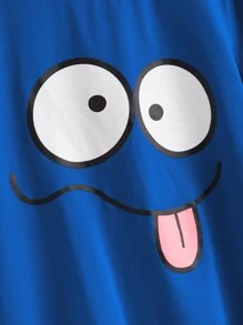 SHEIN 男孩卡通圖案上衣