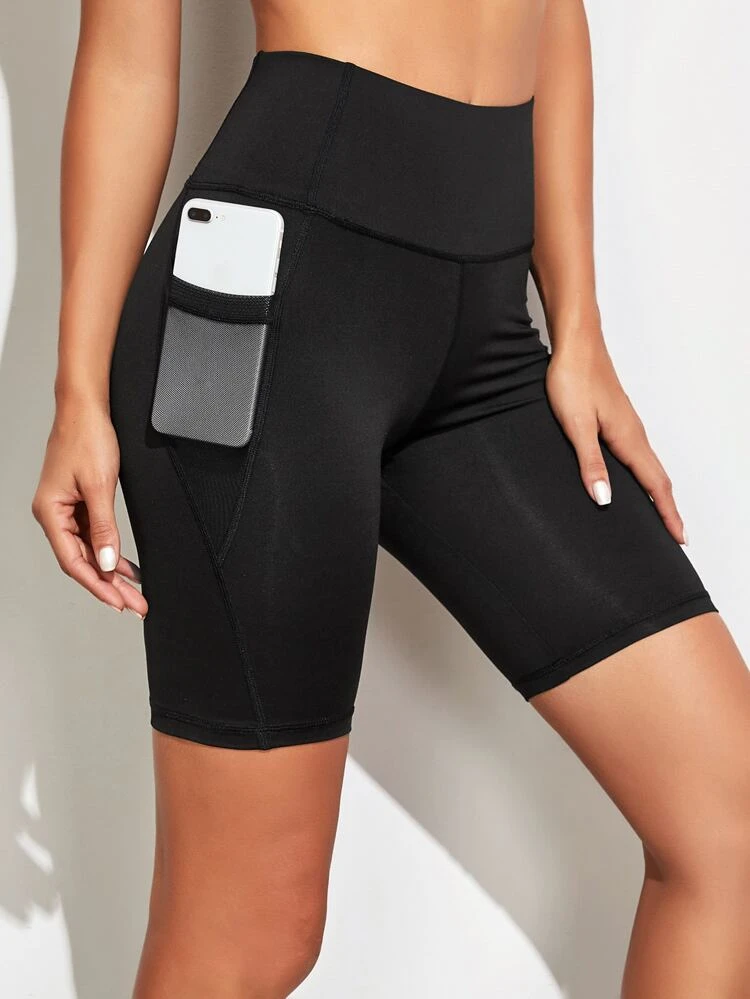 sheer mesh biker shorts