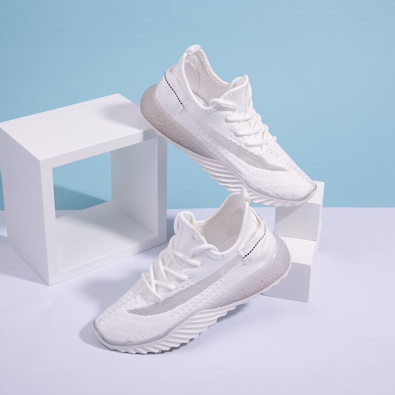 

Lace-up Front Wide Fit Sneakers, White