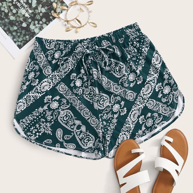 

Tribal Print Shorts, Multicolor