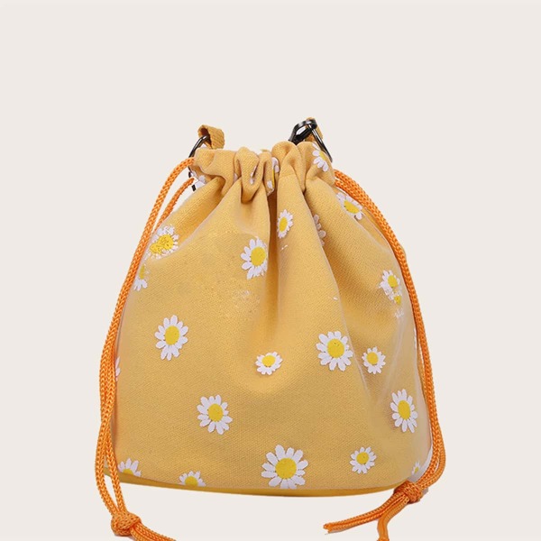 

Сумка через плечо с цветочным рисунком Daisy, Жёлтые