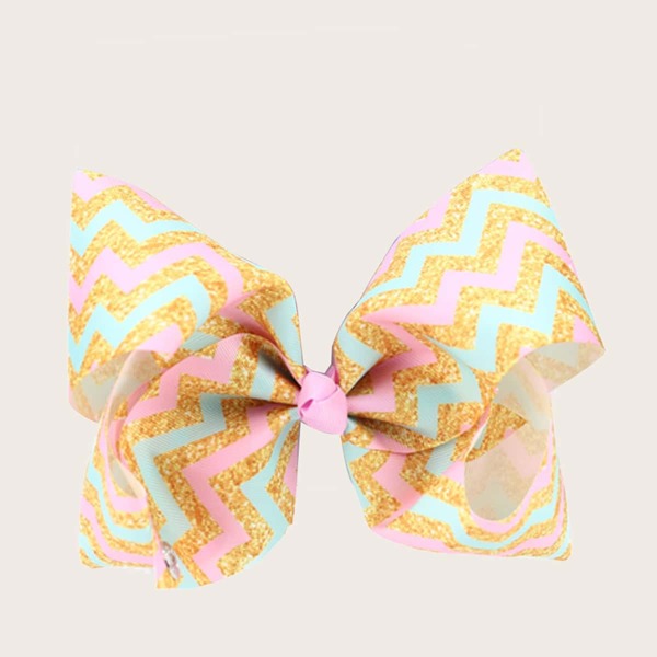 

Girls Chevron Bow Hair Clip, Multicolor