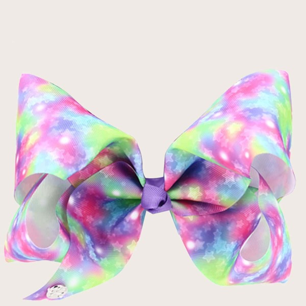 

Girls Colorful Bow Hair Clip, Multicolor