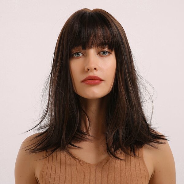 

Nature Middle Long Wig, Brown