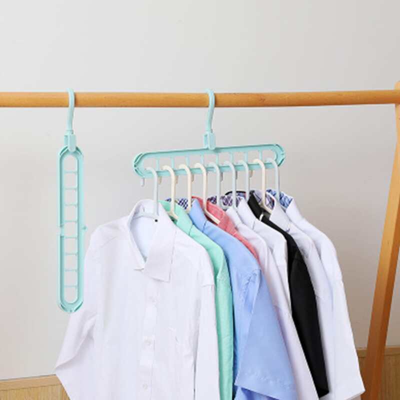 

1pc 9 Hole Rotatable Hanger, Multicolor