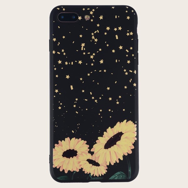 

Чехол для iPhone с принтом подсолнухов