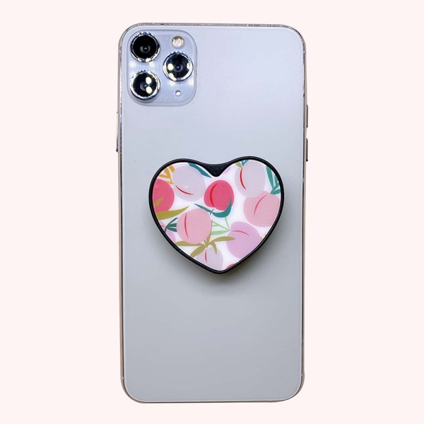 

Peach Print Phone Holder, Multicolor