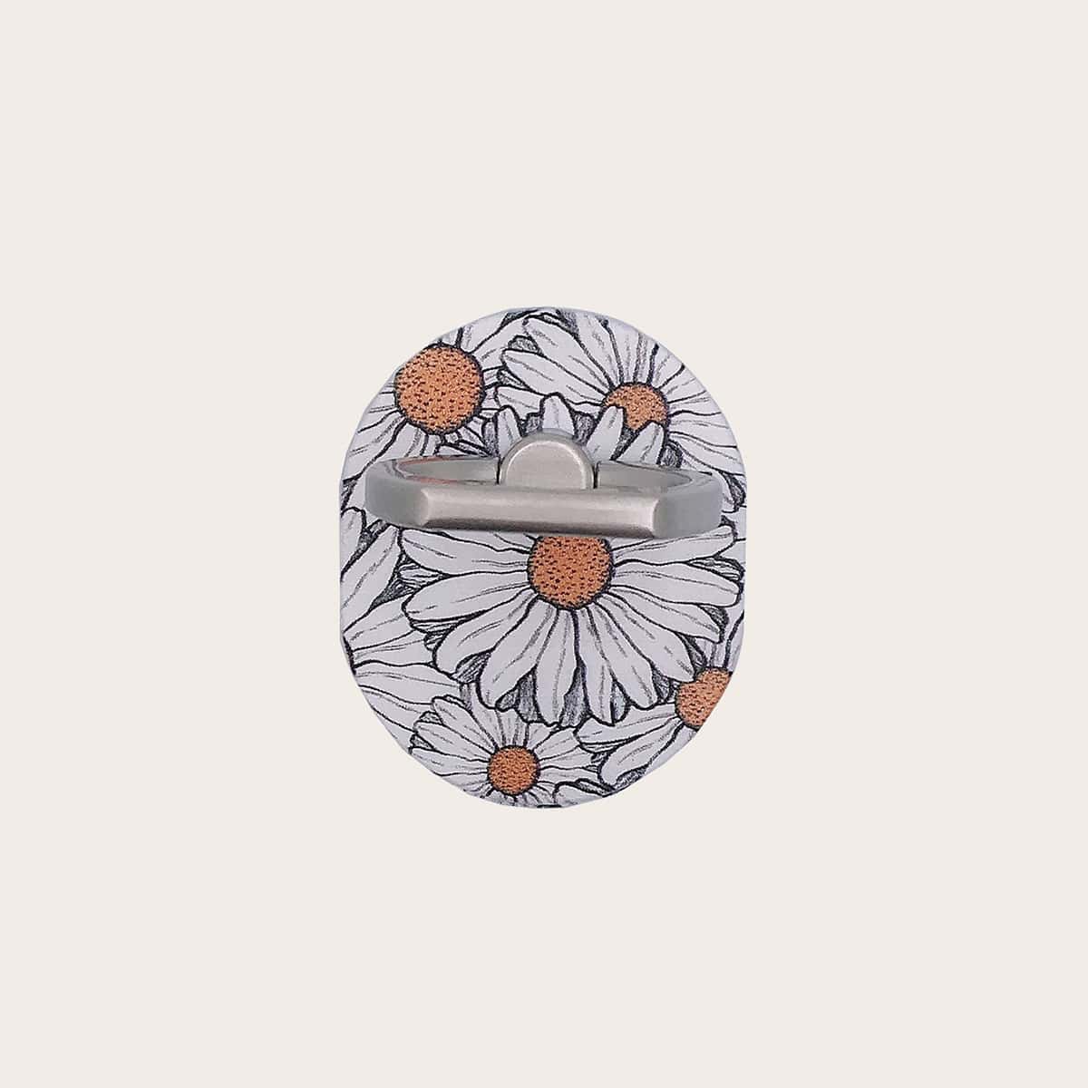 

Flower Print Phone Holder, Multicolor