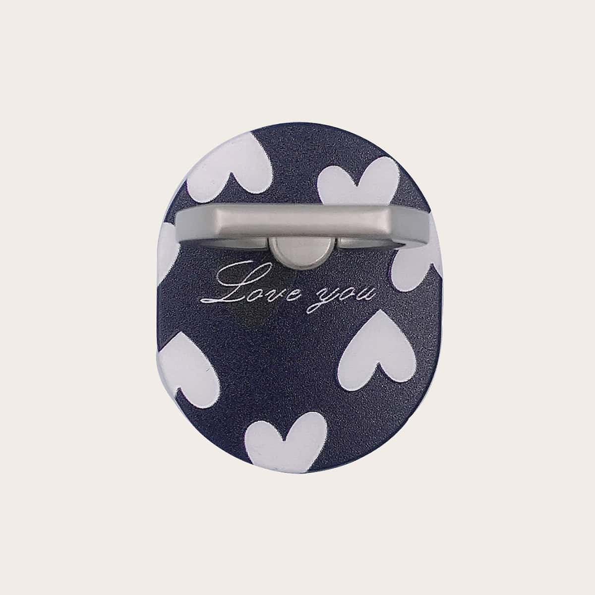 

Heart Print Phone Holder, Multicolor