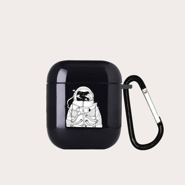 

Чехол AirPods Pattern Космический, Чёрный