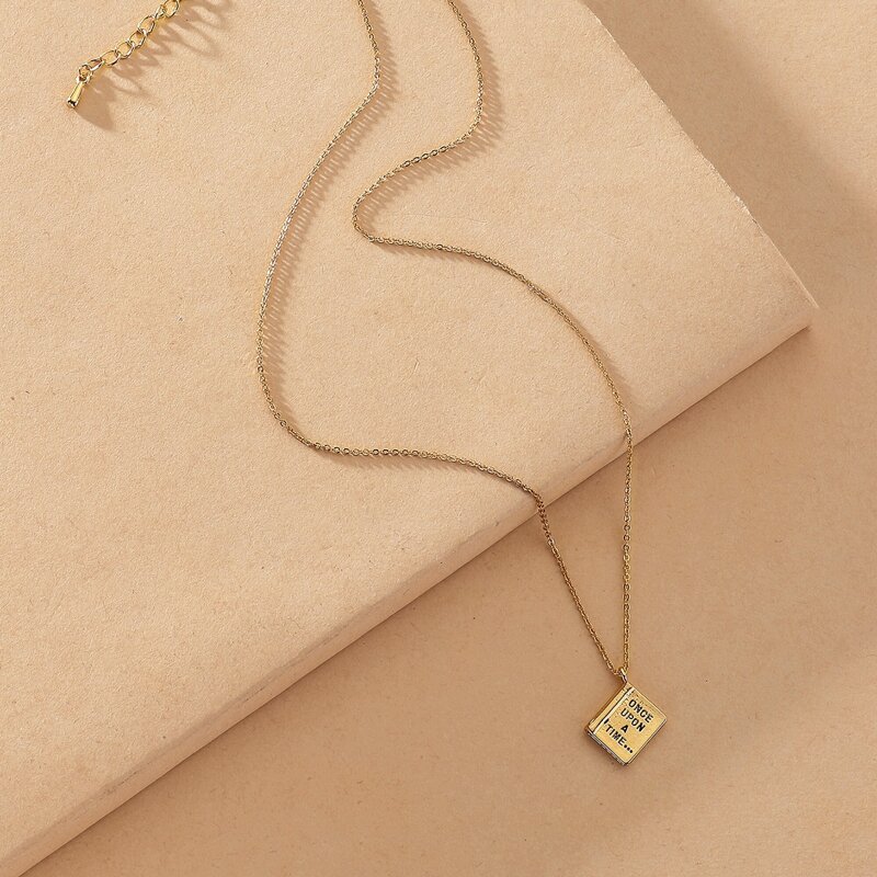 

Geo Charm Necklace, Gold