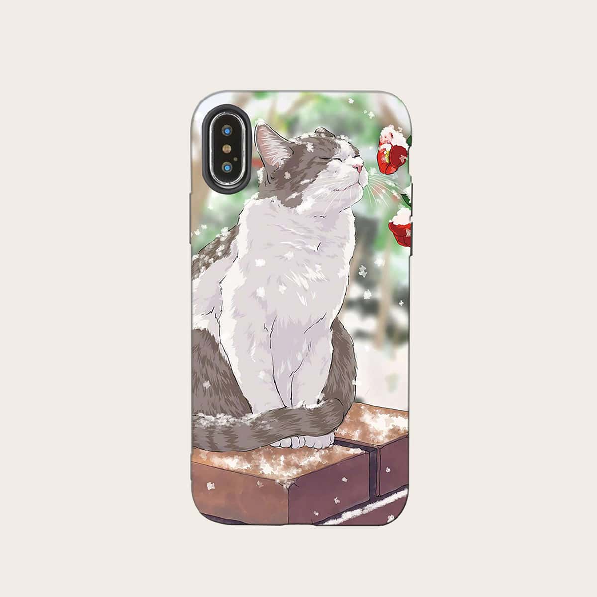 

Cat Print iPhone Case, Multicolor