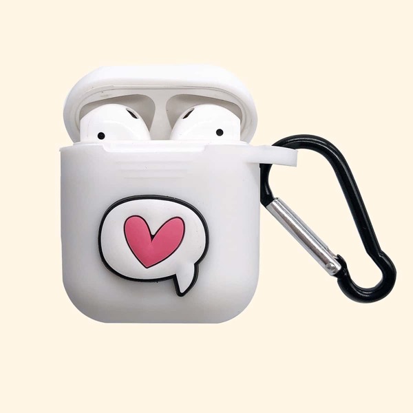 

Чехол AirPods с рисунком сердца, Белые