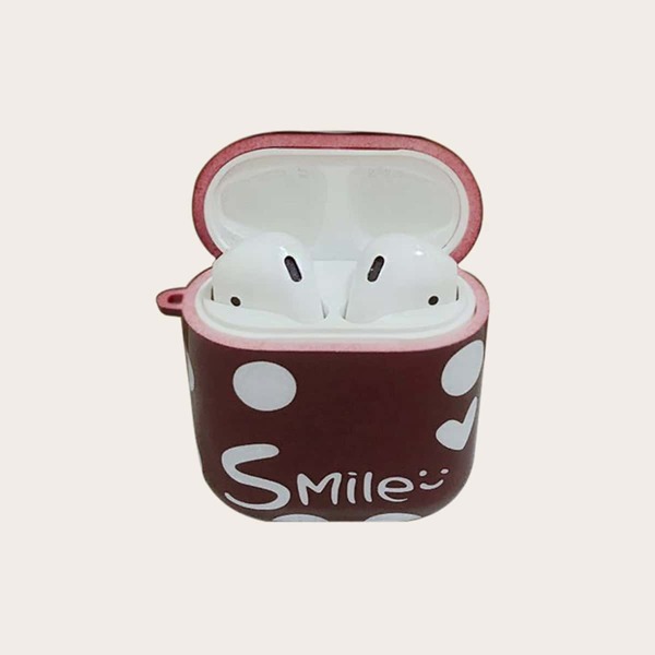 

Letter Graphic AirPods Case, Red