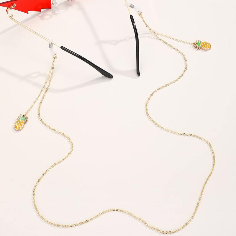 

Pineapple Charm Glasses Chain, Gold