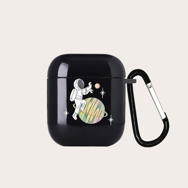 

Чехол AirPods Pattern Космический, Чёрный
